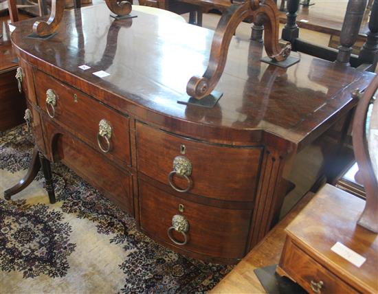 George III mahogany sideboard(-)